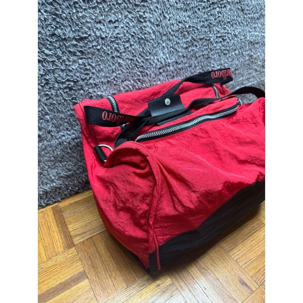 Vintage‎ 90s Marlboro Unlimited Racing Team Red Duffle Gym Bag